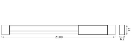Taśma Pasek LED 4W RGB RGB Pilot USB 2M Neonflex Ledvance