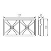 Lampa Znak Awaryjny LED 3.8W 154lm 5000K Zimny Natynkowa Biała IP65 ONTEC Kanlux