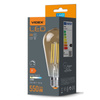 Żarówka LED E27 ST64 Edison 6W = 44W 550lm 2200K Ciepła 360° FILAMENT Bursztynowa Ściemnialna Videx