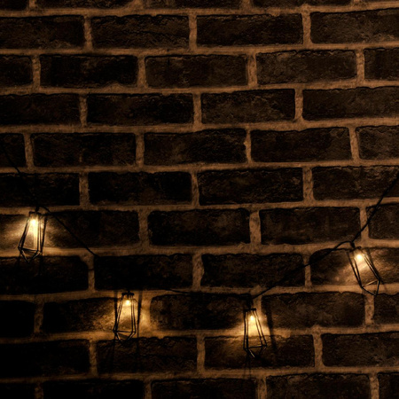 Girlanda Ogrodowa LED Bateryjna 2,1m 2xAA ALBORG Czarna GOLDLUX (Polux)