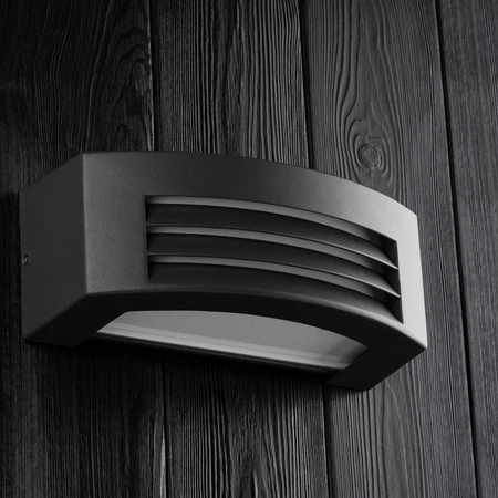 Kinkiet Ogrodowy Elewacyjny Lampa Zewnętrzna E27 Ciemnoszara IP54