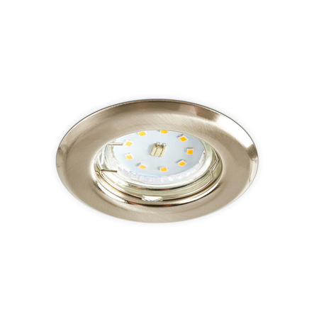 Oprawa Podtynkowa GU10 Halogenowa Wpuszczana Spot Oczko Chrom Okrągła Kobi