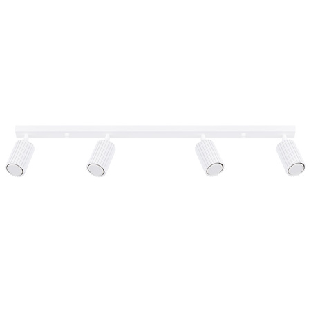 Lampa Sufitowa Reflektor Tuba Spot 4x GU10 Biała Karbon Deep Space SL.1546 Sollux