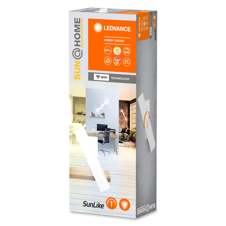 Lampa Kinkiet Ścienny LED 12W 600lm Wifi CCT Ściemnialna Ra ≥ 95 Nowoczesna SUN@HOME LEDVANCE