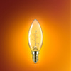Żarówka LED E14 Świeczka B35 2.7W = 15W 180lm 1800K Ciepła CRI90 300° FILAMENT Vintage Bursztynowa Ściemnialna Decorative Philips