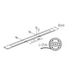 Taśma Pasek LED COB Elastyczny 8W/m 760lm/m 12V 4000K Neutralna CRI90 25m LCOBB Kanlux