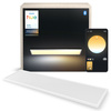 Panel LED Lampa Sufitowa Natynkowa 120x30 cm 46.5W 3750lm IP20 White Ambiance TW Biała Inteligentna SMART Zigbee Bluetooth Aurelle Philips HUE