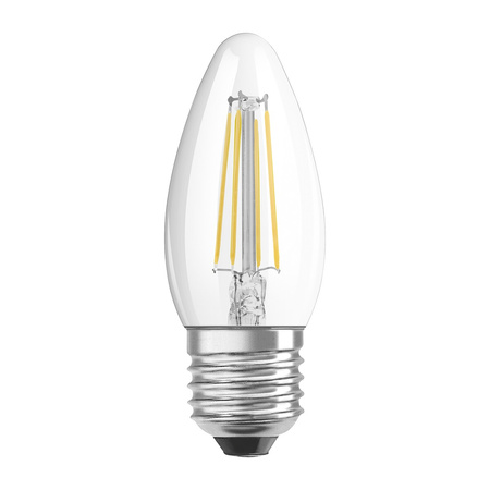 Żarówka LED E27 B35 CL 4W = 40W 470lm 2700K Ciepła 300° Filament OSRAM STAR