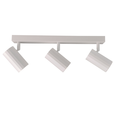 Oprawa Ścienno-Sufitowa Reflektor Punktowy 3x GU10 Biała Złota NICEA Sanico Goldlux