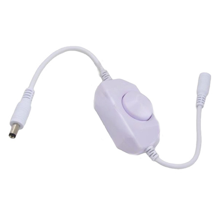 Ściemniacz Do Taśm LED Sterownik Manualny 6A 12 - 24V BIAŁY