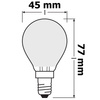 Żarówka LED P45 Kulka E14 4W = 40W 470lm 6500K Zimna 300° Retrofit Filament CLASSIC Osram