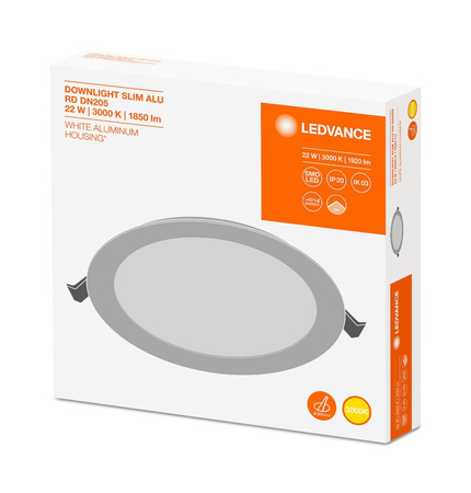 Panel LED Oprawa Podtynkowa Punktowa 22W 1850lm CCT Oczko Spot Biały Downlight Ledvance