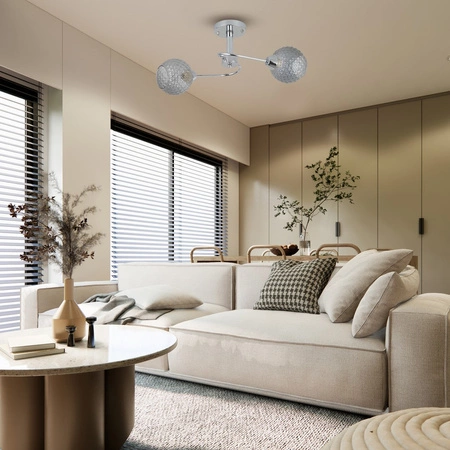 Lampa Sufitowa OAKLAND 2xE27 Milagro