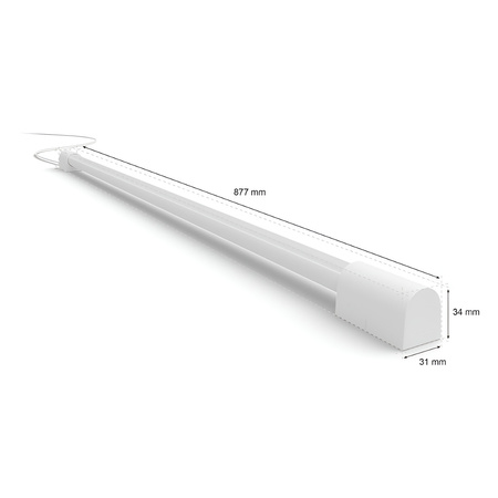 Lampa Biurkowa LED Play Tube Liniowa Biała GRADIENT EU/UK 17,4W CCT RGB PHILIPS HUE