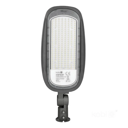Lampa Uliczna LED Przemysłowa Oprawa Drogowa 200W 27000lm 4000K Neutralna IP66 IK08 Szara Vespa Kobi