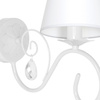Lampa Ścienna Kinkiet SARA Biała 1xE14 Milagro