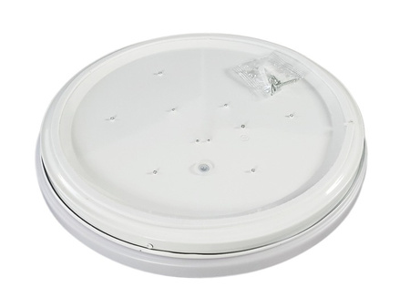 Plafon LED Lampa Sufitowa 24W 1920lm 4000K Neutralna IP44 z Czujnikiem Ruchu i Zmierzchu Ecolight