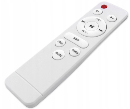 PLAFON LED 49cm lampa sufitowa okrągła RGBW 3000K-6500K + pilot Głośnik BLUETOOTH