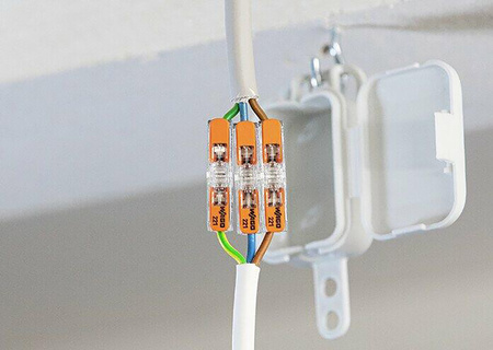 Złączka Instalacyjna Szybkozłączka Przelotowa WAGO 221-2411 na PRZEWÓD 2x0,2-4mm