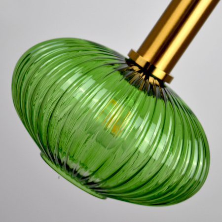Lampa Wisząca Sufitowa NORFOLK E27 Zwis Zielona GOLDLUX (Polux)