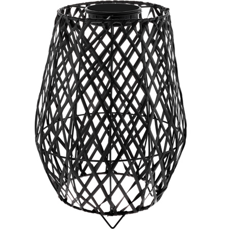 Lampa Solarna LED Zewnętrzna Ogrodowa Stojąca Latarenka 3000K IP44 38cm Czujnik Zmierzchu