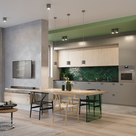 Lampa Sufitowa Oprawa Natynkowa 2x GU10 Cylindryczna Szara Nowoczesna Orbis Sollux