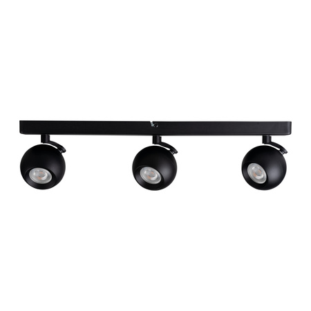Oprawa ścienno-sufitowa listwa GALOBA 3x GU10 PAR16 Czarna KANLUX