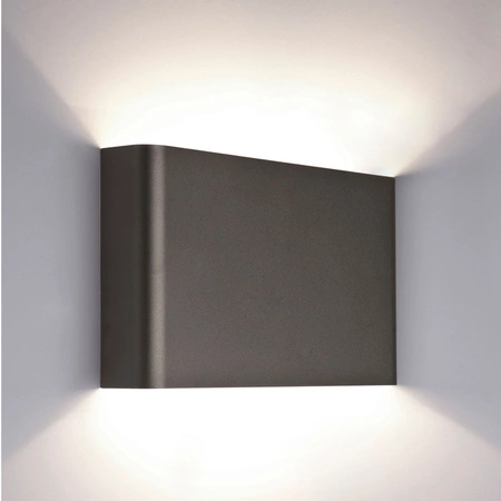 Kinkiet Ścienny Lampa Natynkowa 2x G9 Grafitowy Nowoczesna HAGA 9710 Nowodvorski