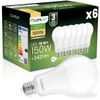 6x Żarówka LED E27 A70 18W = 150W 2421lm 3000K Ciepła 260° LUMILED