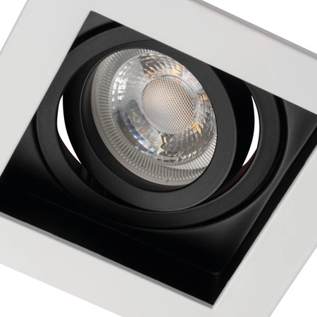 Oprawa Punktowa Regulowana Podtynkowa Sufitowa Halogenowa LED GU5.3 GU10 Kwadratowa Biała Czarna Aret Kanlux