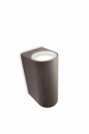 Kinkiet Ogrodowy Lampa Elewacyjna Zewnętrzna 2x GU10 IP44 Brązowa Nightingale Philips