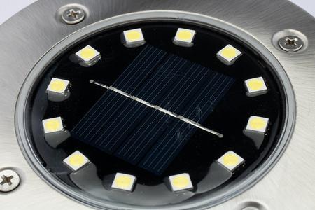 Zestaw 6x Lampka Ogrodowa 12x LED SOLARNA DOGRUNTOWA Wbijana IP44