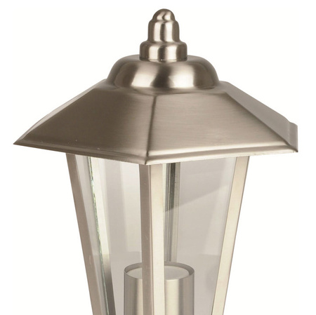 Lampa Ogrodowa LED Zewnętrzna JUPITER E27 Słupek 35cm Złota Satyna Volteno