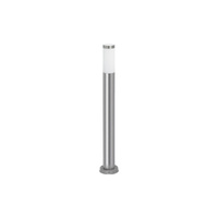 Lampa Ogrodowa Słupek Zewnętrzny Stojący E27 IP44 65cm Chrom Nowoczesny Inox torch Rabalux