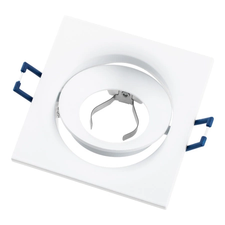 Oprawa Halogenowa Podtynkowa Sufitowa Kwadratowa Ruchoma Biała GU10