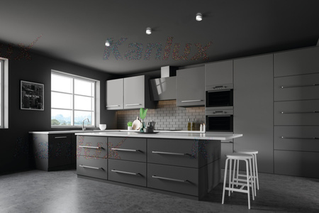 Oprawa sufitowa halogenowa GOVIK MR16 GU10 czarny Kanlux