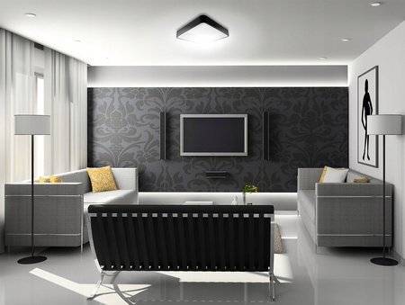 Lampa sufitowa PLAFON LED żyrandol GALAXIS ARIES 54W 3000K-6500K czarny + pilot