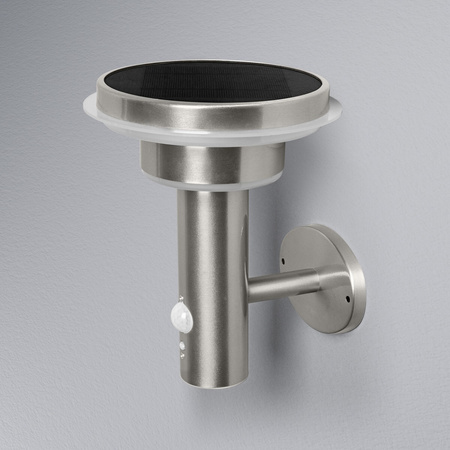 Lampa Ogrodowa Zewnętrzna Kinkiet Elewacyjny LED 6W 400lm 3000K IP44 Srebrny Z Czujnikiem Ruchu i Zmierzchu Endura Ledvance