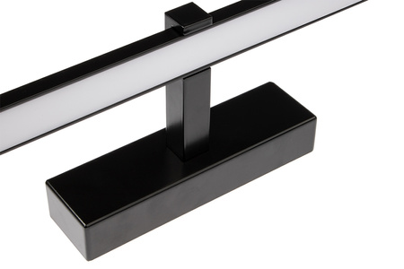 Lampa nad Lustro VENUS Kinkiet LED Łazienkowa 24W 1680lm Czarna Neutralna 120cm