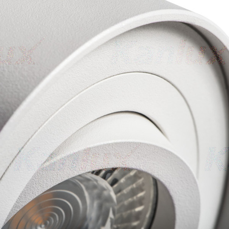 Oprawa sufitowa halogenowa MINI BORD MR16 GU10 biała IP20 Kanlux