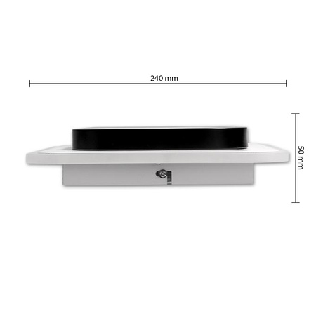 Żyrandol Lampa LED Sufitowa Dekoracyjna 35W 3000-6500 CCT Ściemnialna Pilot Czarny Biały Galaxis Falcon Masterled