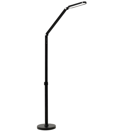 Lampa Podłogowa LED Biurkowa 13W 700lm CCT 120° Czarna Ściemnialna Ferrara Sanico Goldlux