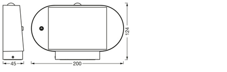 Kinkiet Solarny Ogrodowy Lampa Elewacyjna Zewnętrzna LED z Czujnikiem Ruchu i Zmierzchu 4W 380lm 3000K Ciepła Czarny IP44 Endura Osram