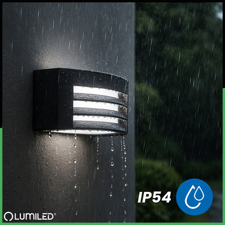 Lampa Ogrodowa Zewnętrzna Kinkiet Elewacyjny E27 LED IP54 KERIO LUMILED