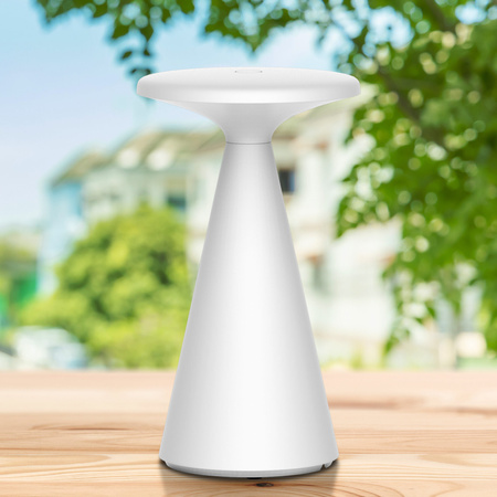 Lampka Stołowa LED Zewnętrzna Dekoracyjna 1.8W 160lm 2700K Ciepła Biała IP44 Ściemnialna Paros Sanico Goldlux