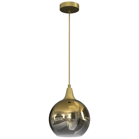 Lampa Wisząca Sufitowa MONTE Złota fi 200 1xE27 Milagro