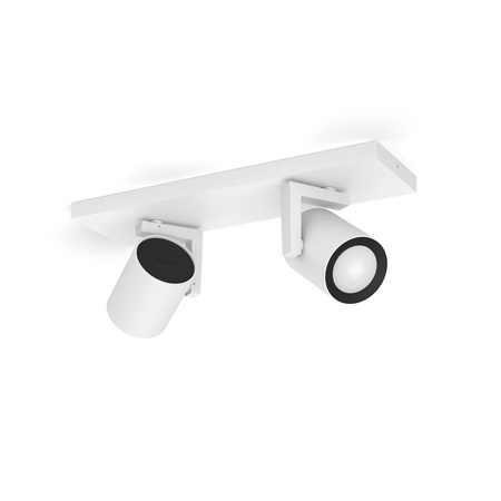 Lampa Sufitowa LED Reflektor 8.2W 800lm IP20 White and Color Ambiance RGB + TW Biała Inteligentna SMART Zigbee Bluetooth Argenta Philips HUE