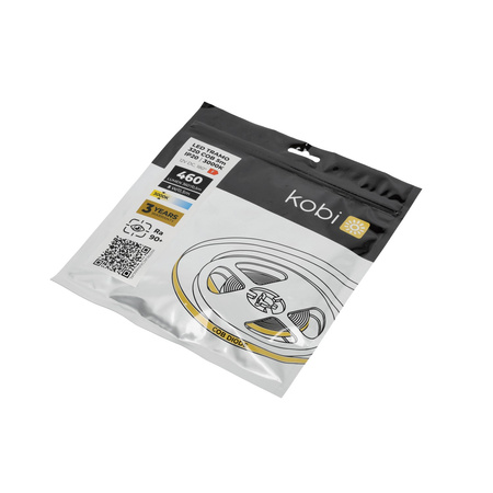 Taśma Pasek LED 5W 460lm 3000K Ciepła 1600LED 12V 5m CRI90 Tramo Premium Kobi