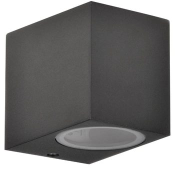 Kinkiet ogrodowy zewnętrzny na LED 1x GU10 BOSTON GOLDLUX (Polux) ALUMINIUM SZARY