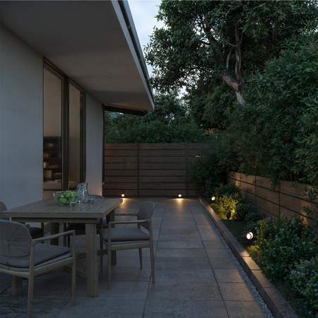 Reflektor Ogrodowy Wbijany Lampa Zewnętrzna LED 4.6W 350lm 2700K Ciepła IP44 Czarna z Przewodem 1.5m Cylr Philips